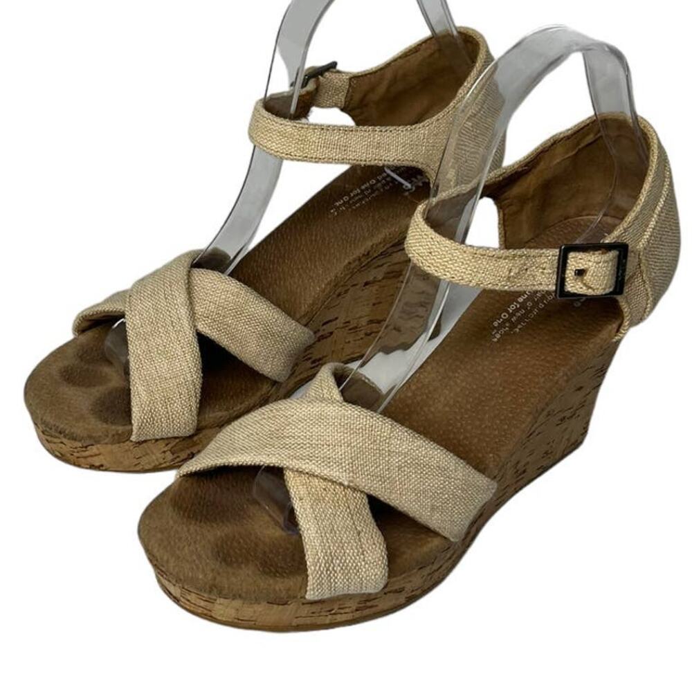 TOMS Women's Sienna Espadrille Wedge Sandals.